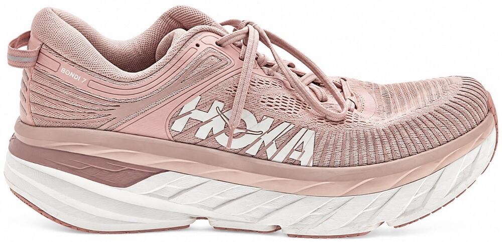 HOKA One Bondi 7 Women’s Size 9.5 Pink Running/Walking Shoes Athletic Sneakers